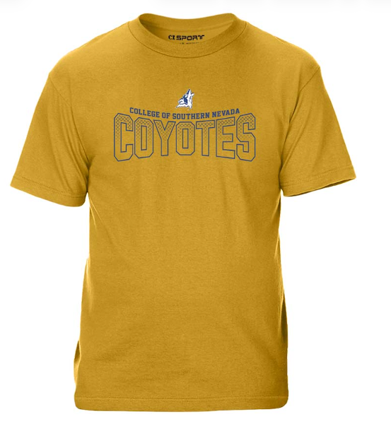 CSN SS TEE MIRA COYOTE MESH MUSTARD; $19.99