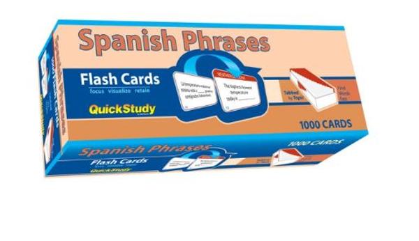Barcharts / SPANISH PHRASES FLASH CARDS; $17.95