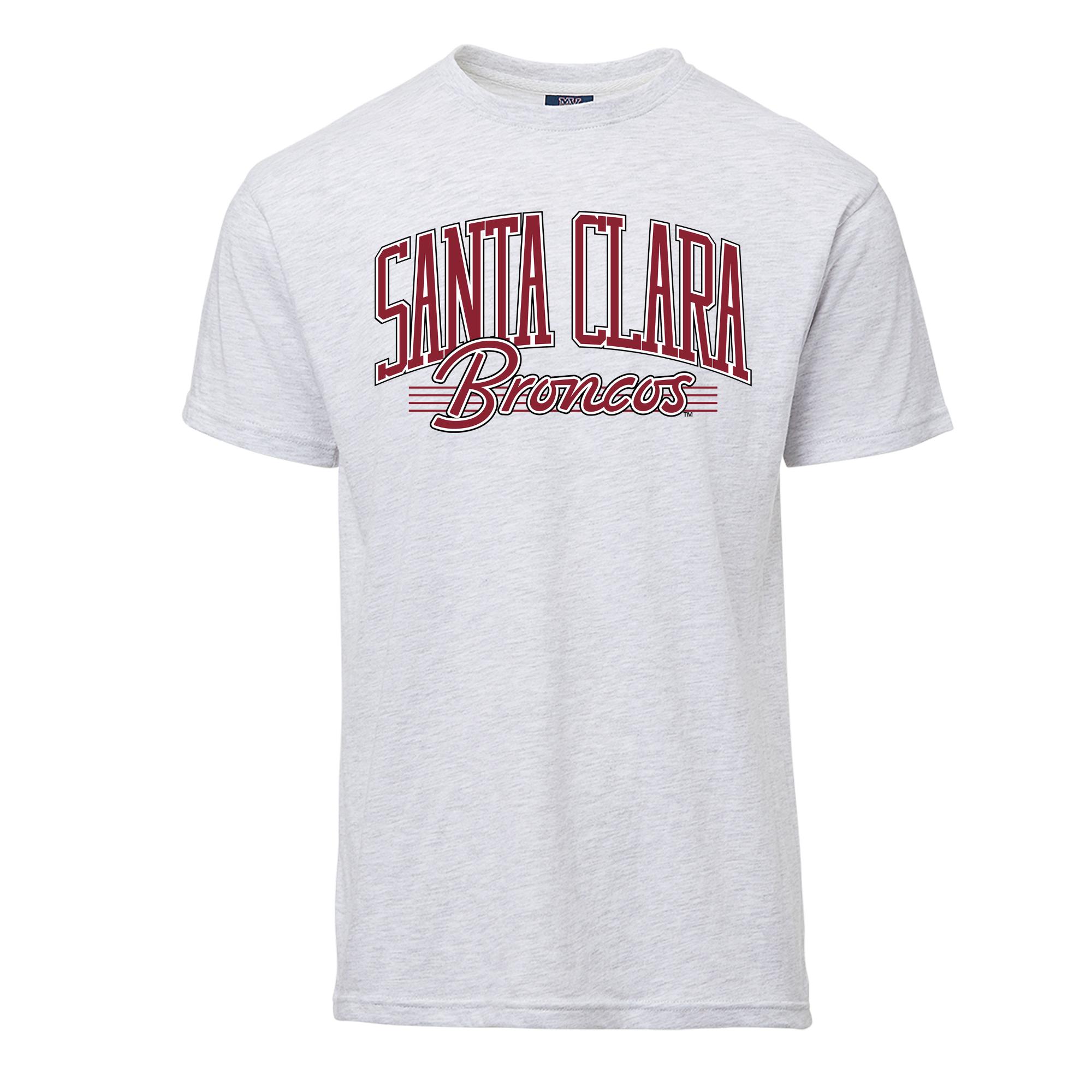 image of: Santa Clara Broncos Everest Sustainable Short Sleeve Tee, Marble Heather