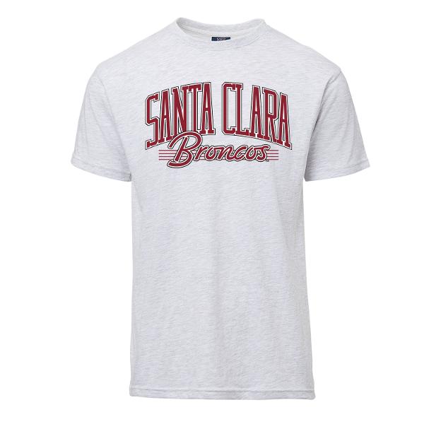 Santa Clara Broncos Everest Sustainable Short Sleeve Tee, Marble Heather; $29.98