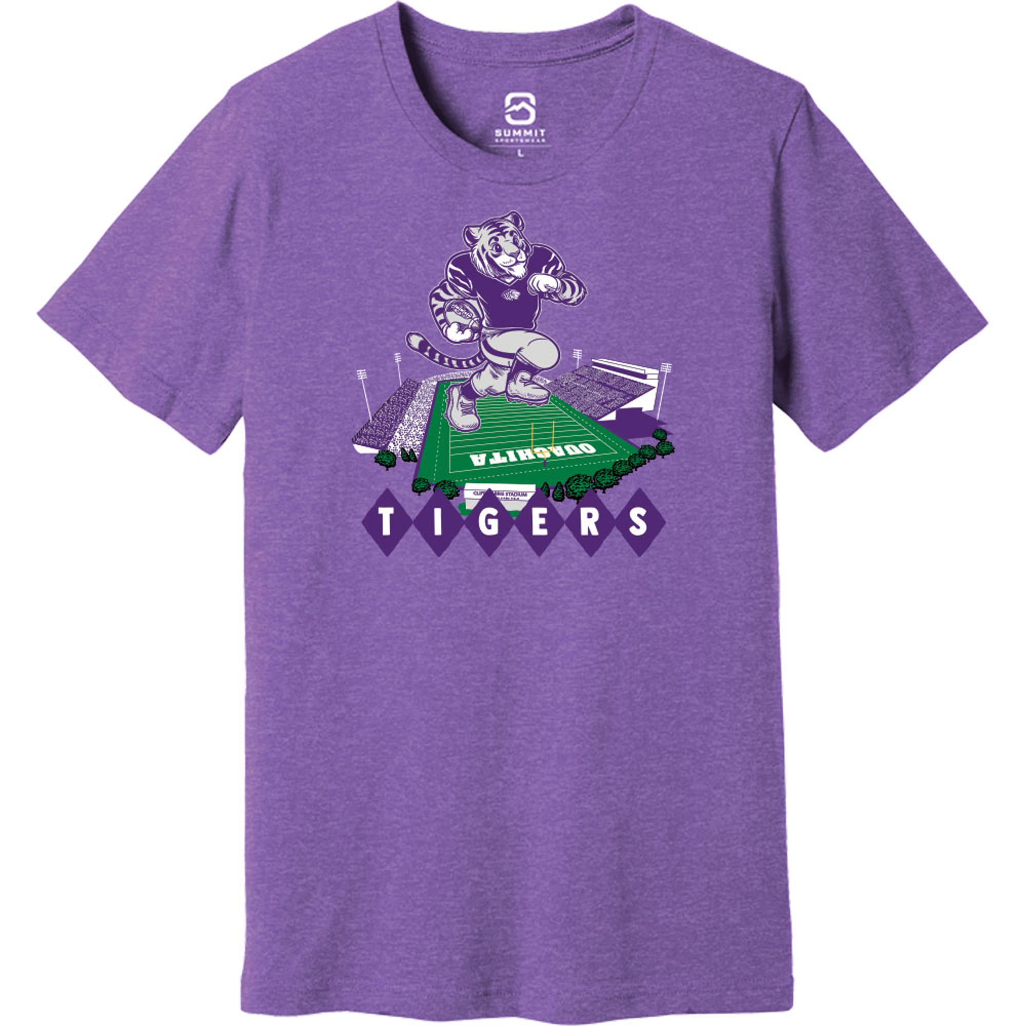 image of: Ouachita Tigers Football Elevated Short Sleeve Tee