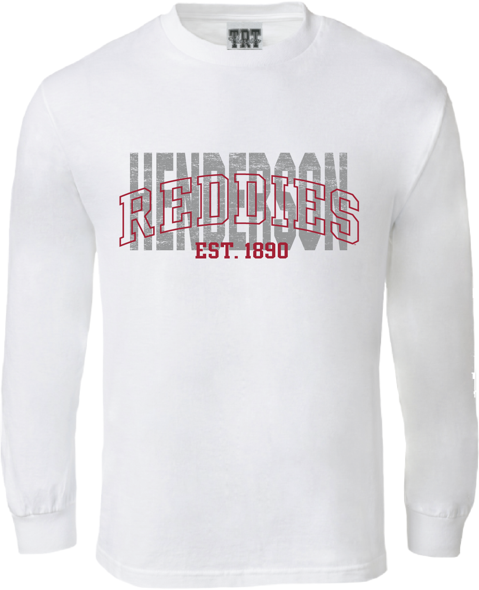 image of: Henderson Reddies 1890 Long Sleeve Tee