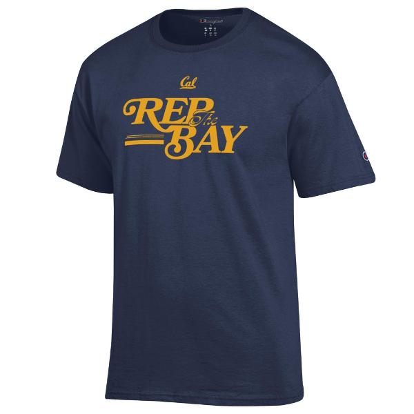 Basic Tee Shirt Cal / Rep the Bay Logo; $24.99