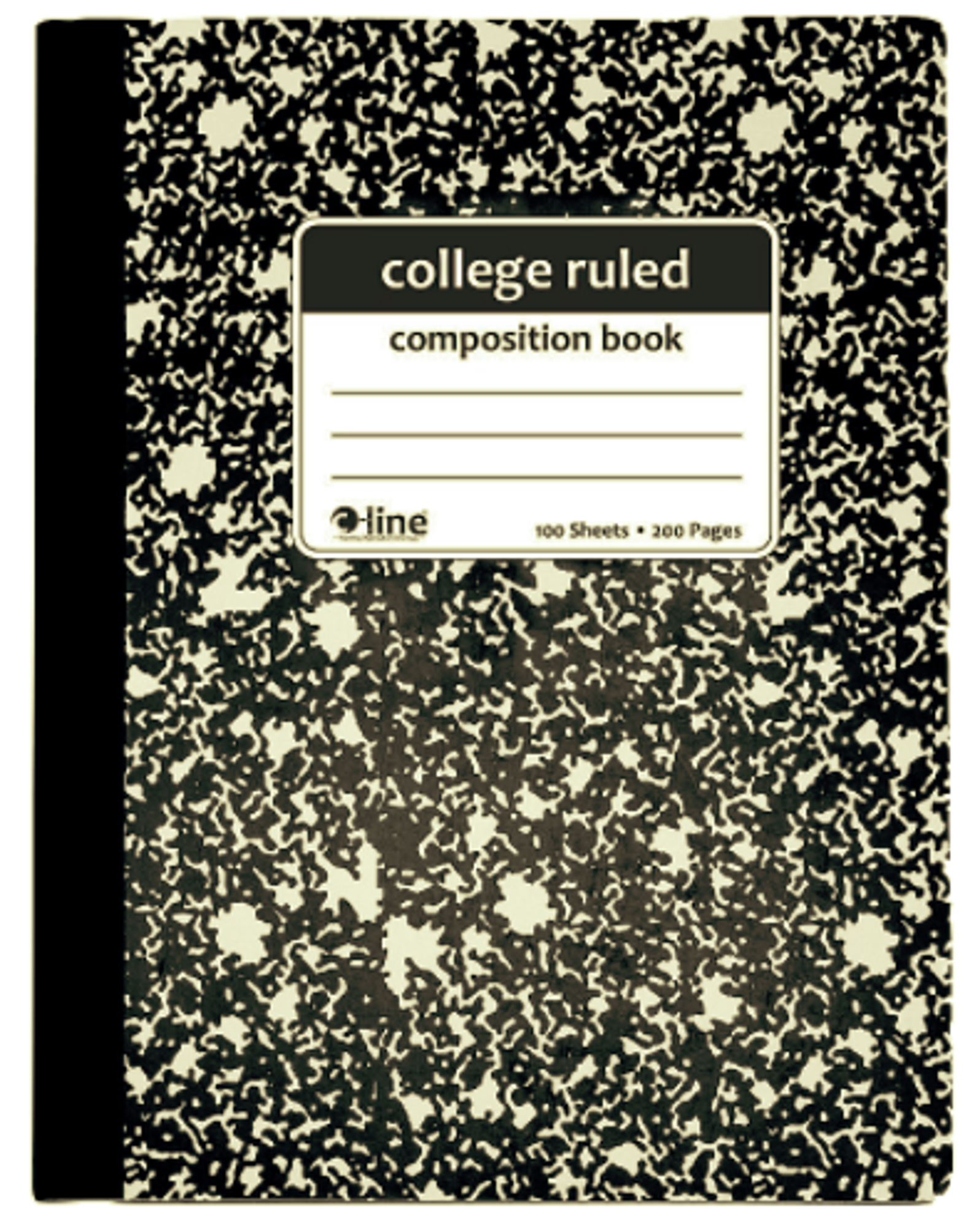 image of: Composition Book Black College Ruled