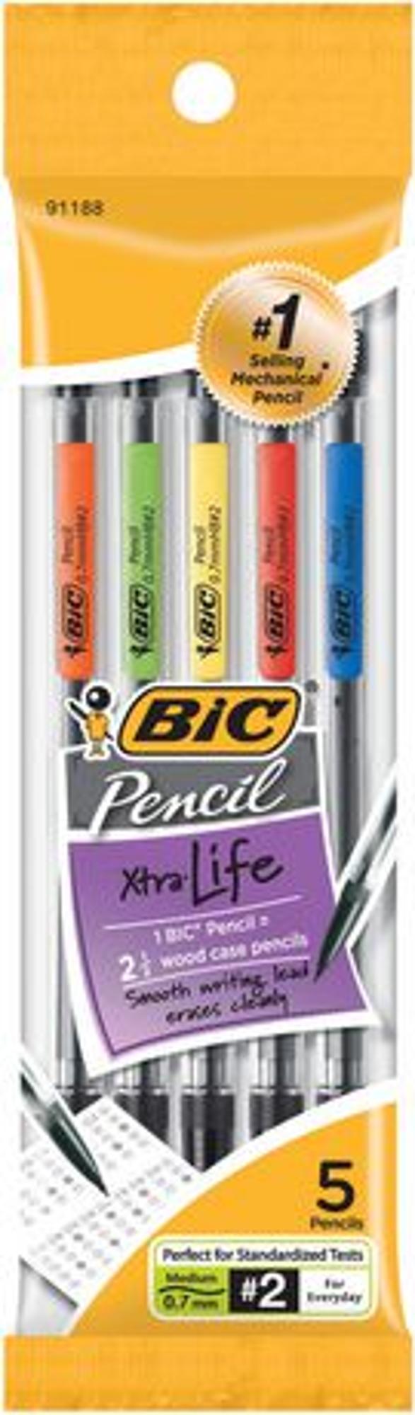 image of: BIC Pencil 5 pk