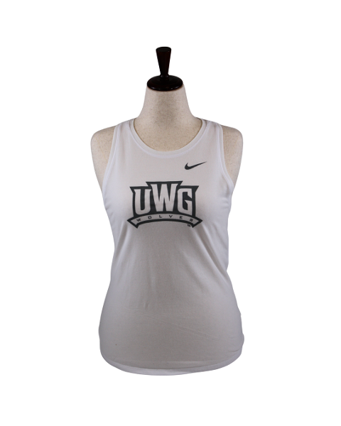 ATHLETICS LOGO NIKE DRI-FIT COTTON TOMBOY TANK; $39.99