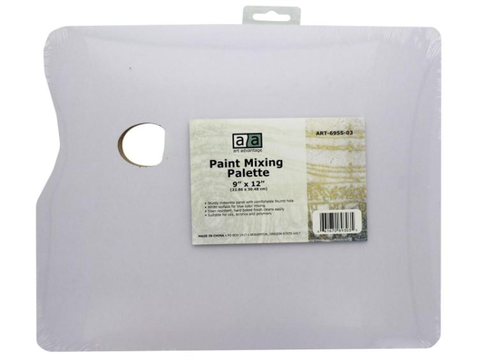 image of: Masonite Paint Mixing Palette Two Sided