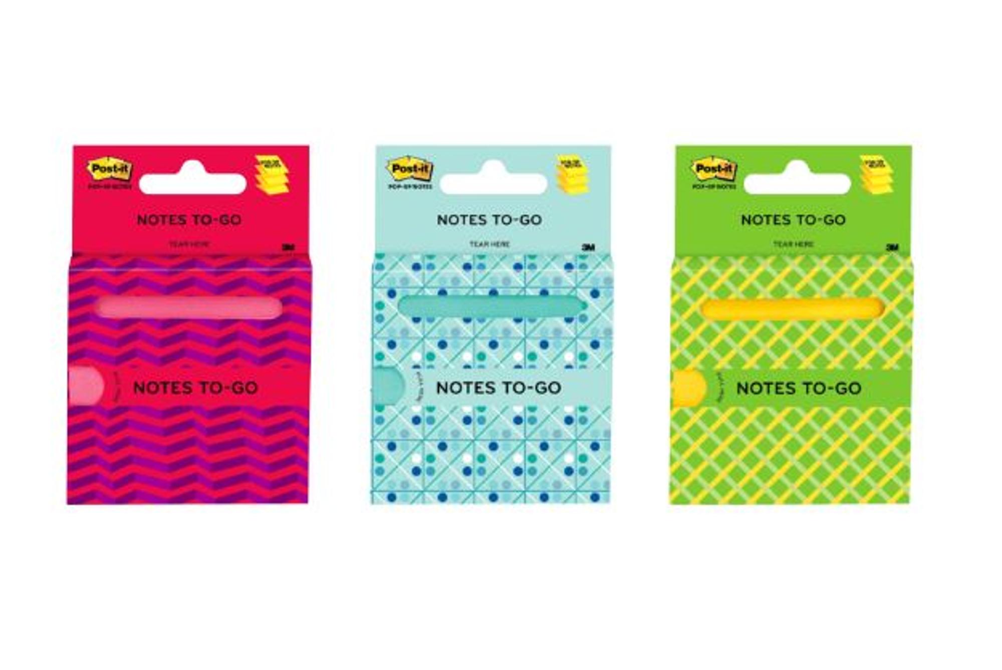 image of: Post-It  "Notes to Go!" 3" x 3"