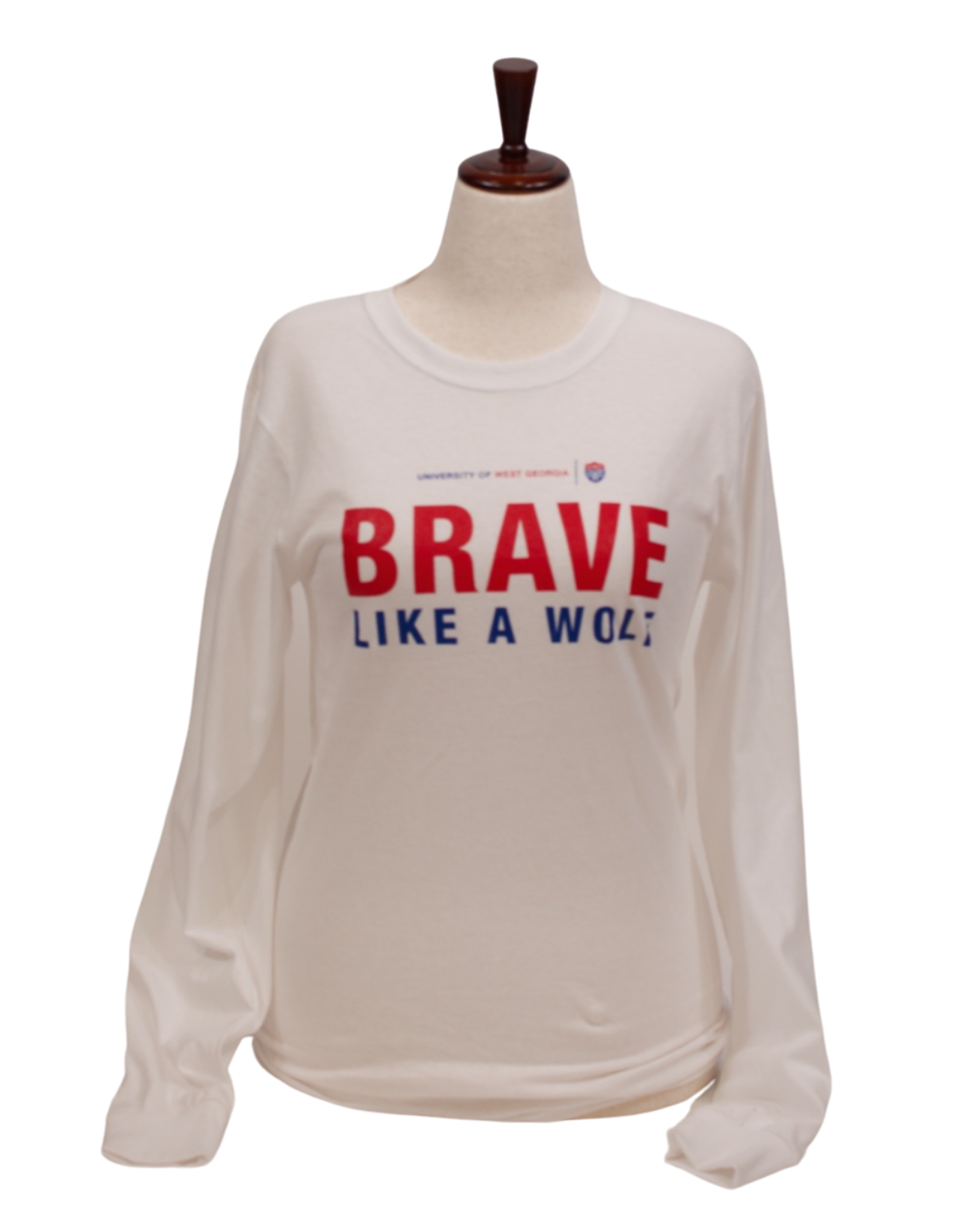 Product image 2 of 2 for BRAVE LIKE A WOLF LONG SLEEVE UWG SHIELD LOGO