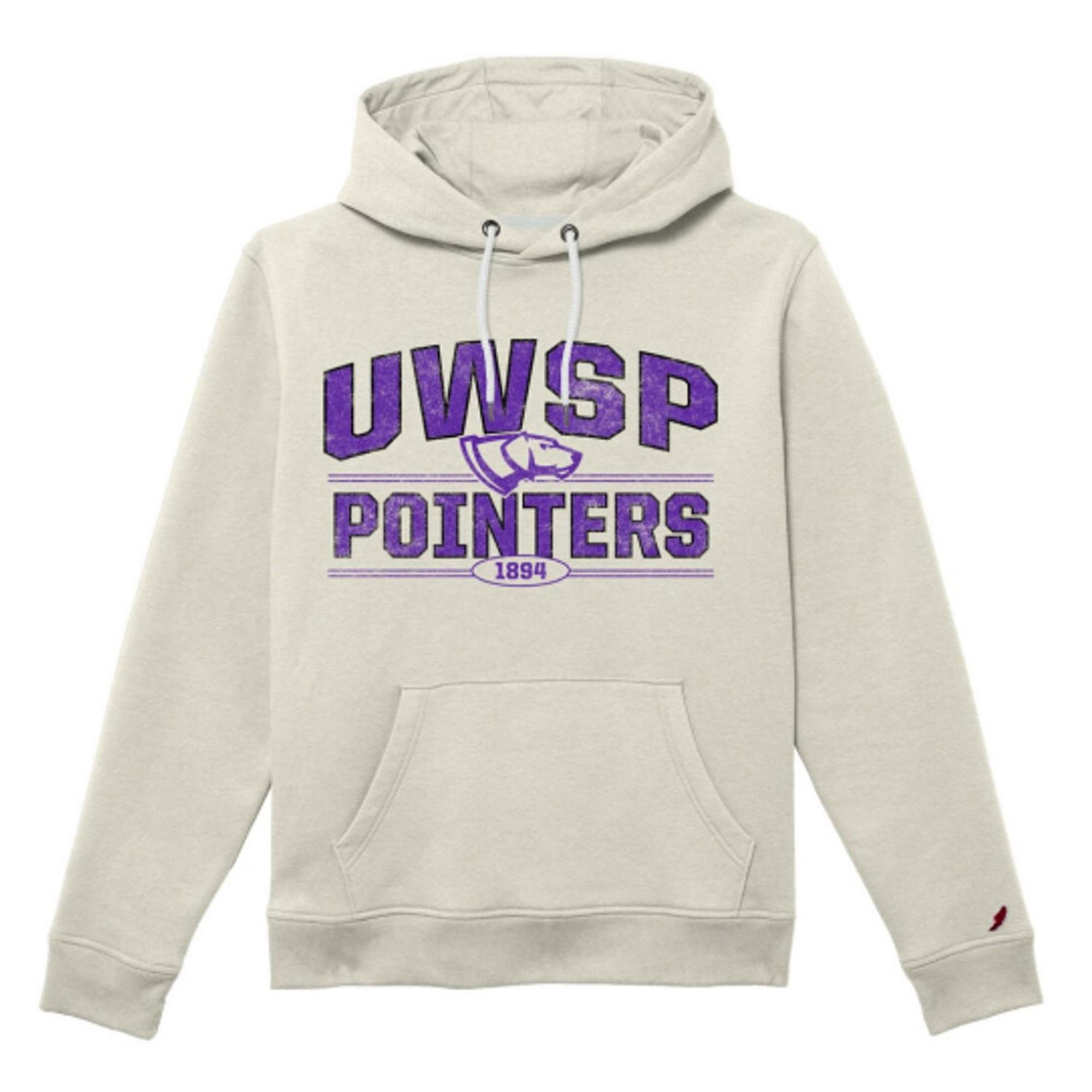 Product image 1 of 1 for UWSP 1991 Hoodie, UWSP Pointers Logo, Oatmeal