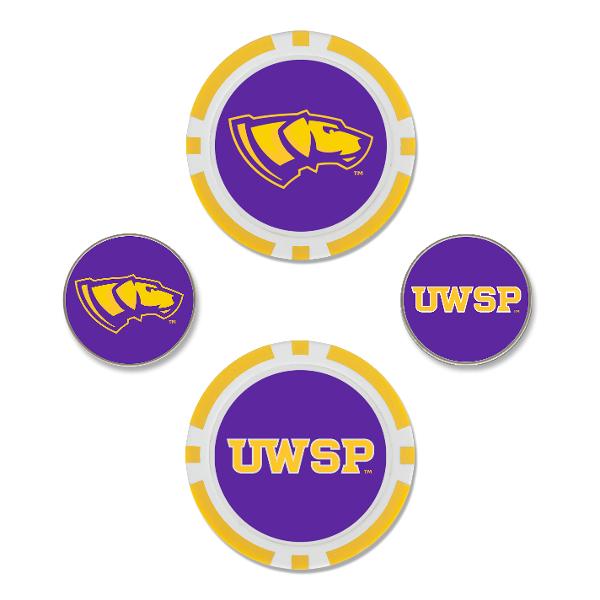 UWSP Golf Ball Marker Set, 4 Pack; $19.98