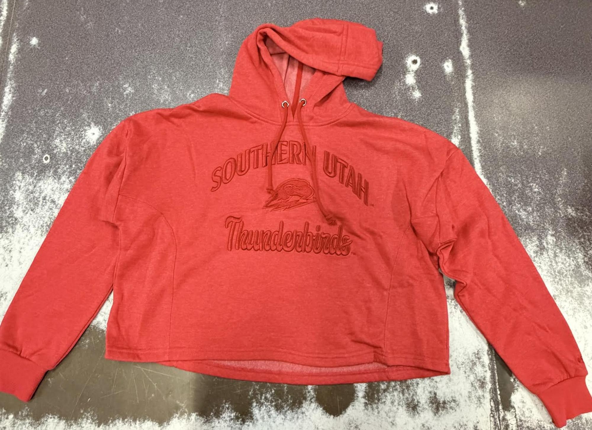 Product image 1 of 1 for COLOSSEUM WOMENS HOOD RED ON RED 3D  THUNDERBIRDS