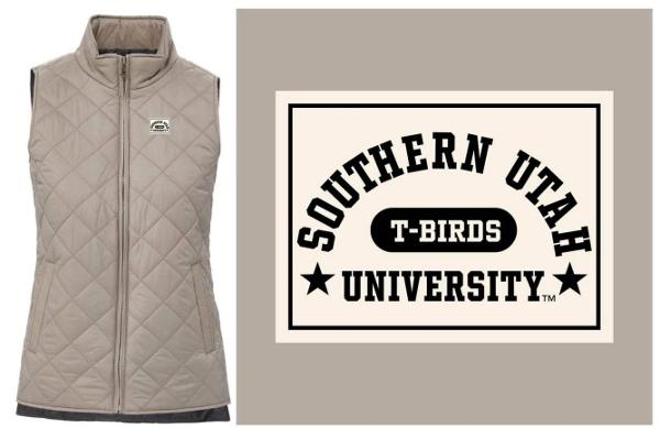 MV SPORT WOMENS VEST DRIFTWOOD SOU T-BIRDS PATCH; $49.99