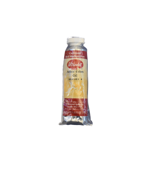 UTRECHT OIL PAINT/CADMIUM RED MEDIUM OIL 37ML; $12.99