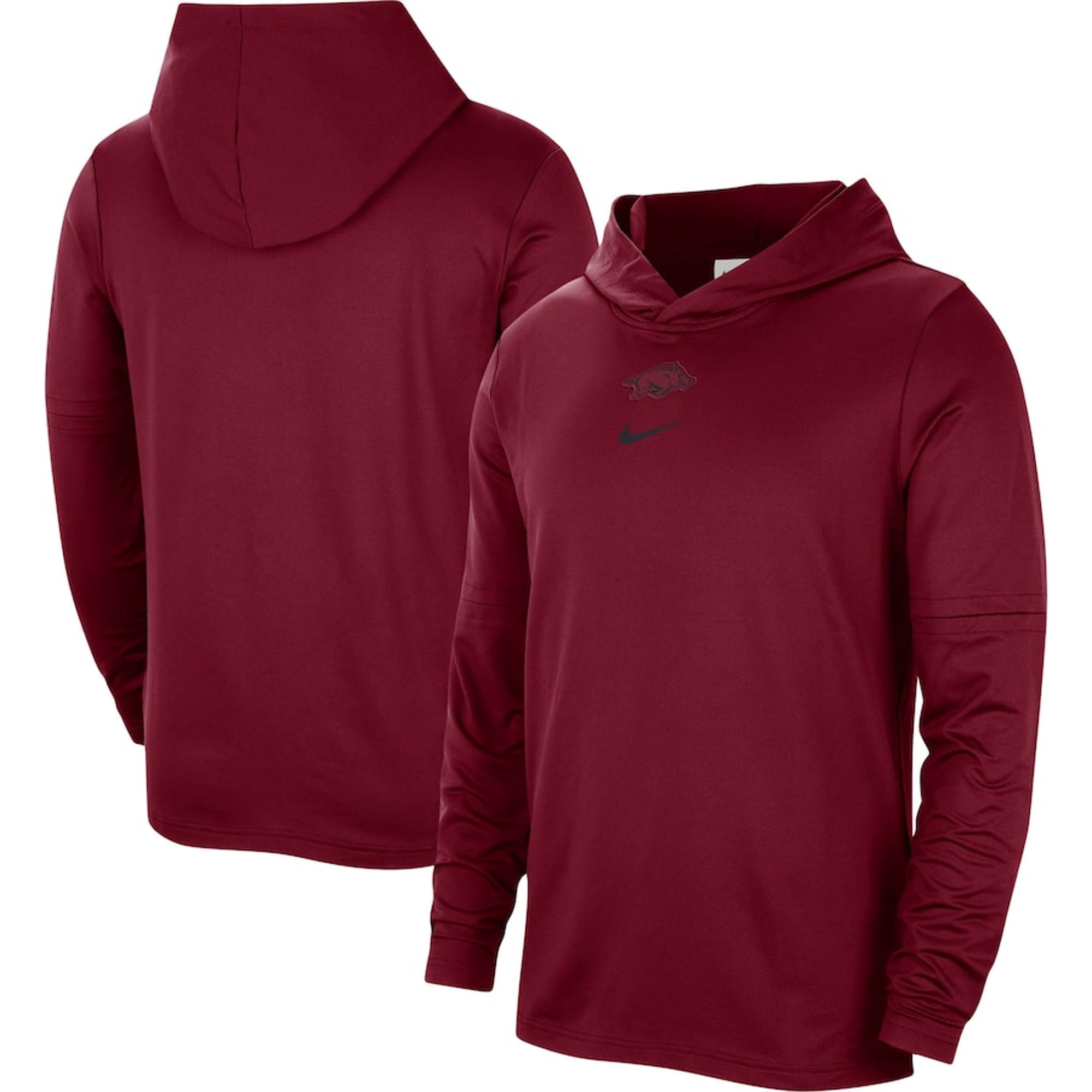 image of: Arkansas Razorbacks Nike Player Hoodie Long Sleeve Performance Top