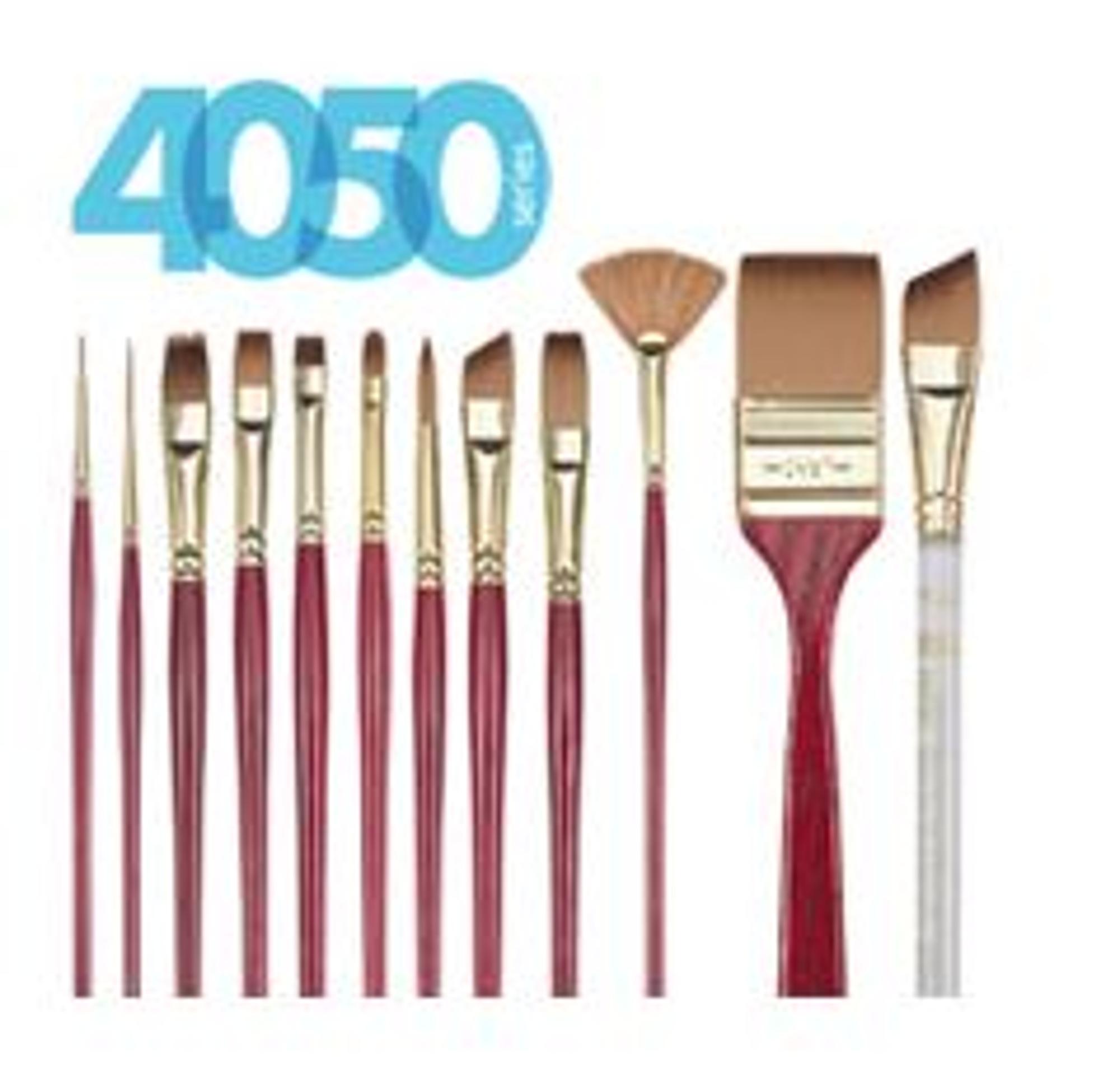 image of: Princeton 4050 Synthetic Sable Short Handle Brushes