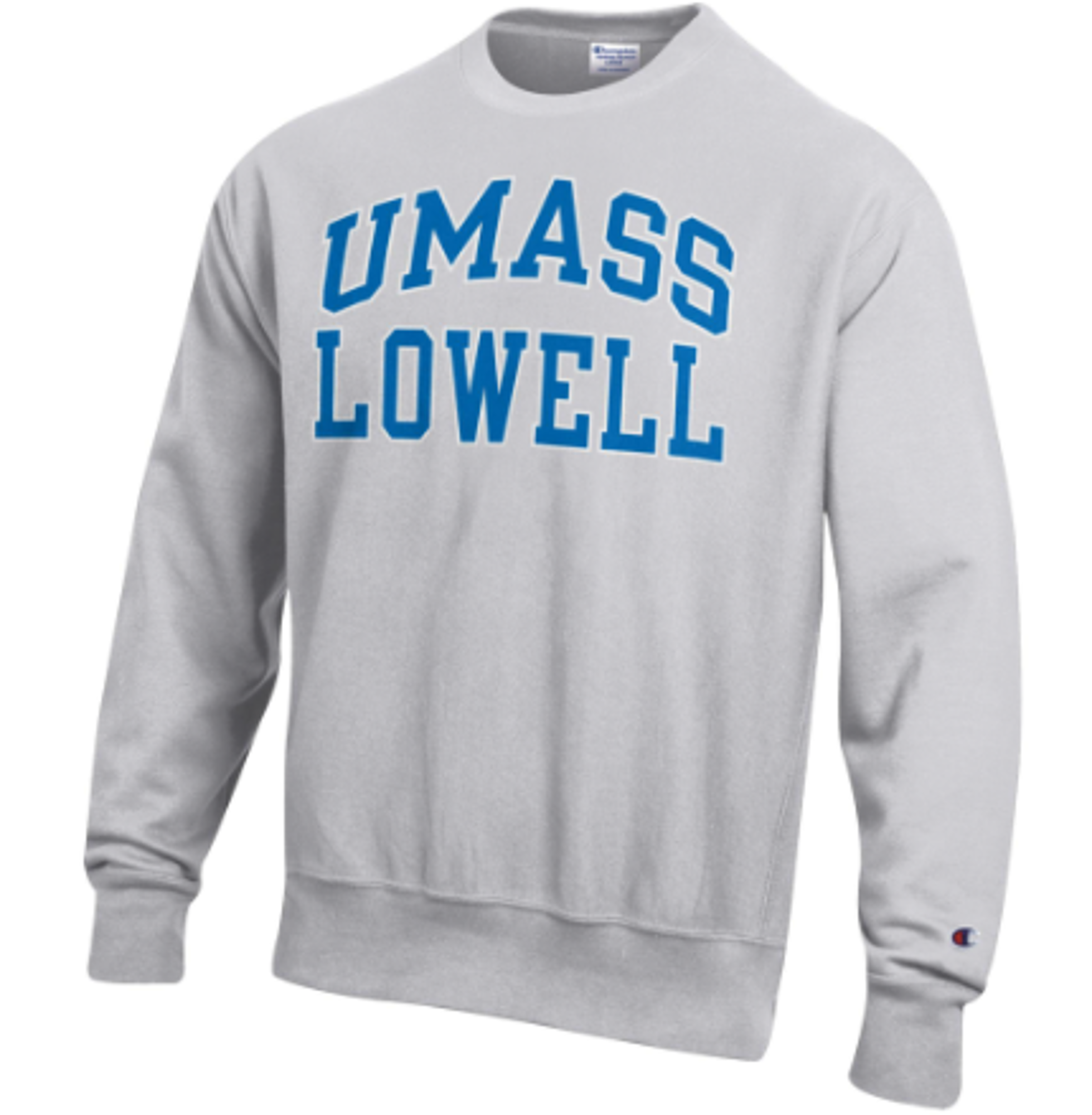 Product image 2 of 3 for Reverse Weave Crew Silver Grey UMass Lowell