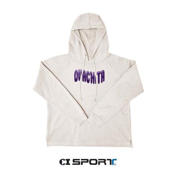 Ouachita Falcon Ladies Blended Raglan Hood; $59.99