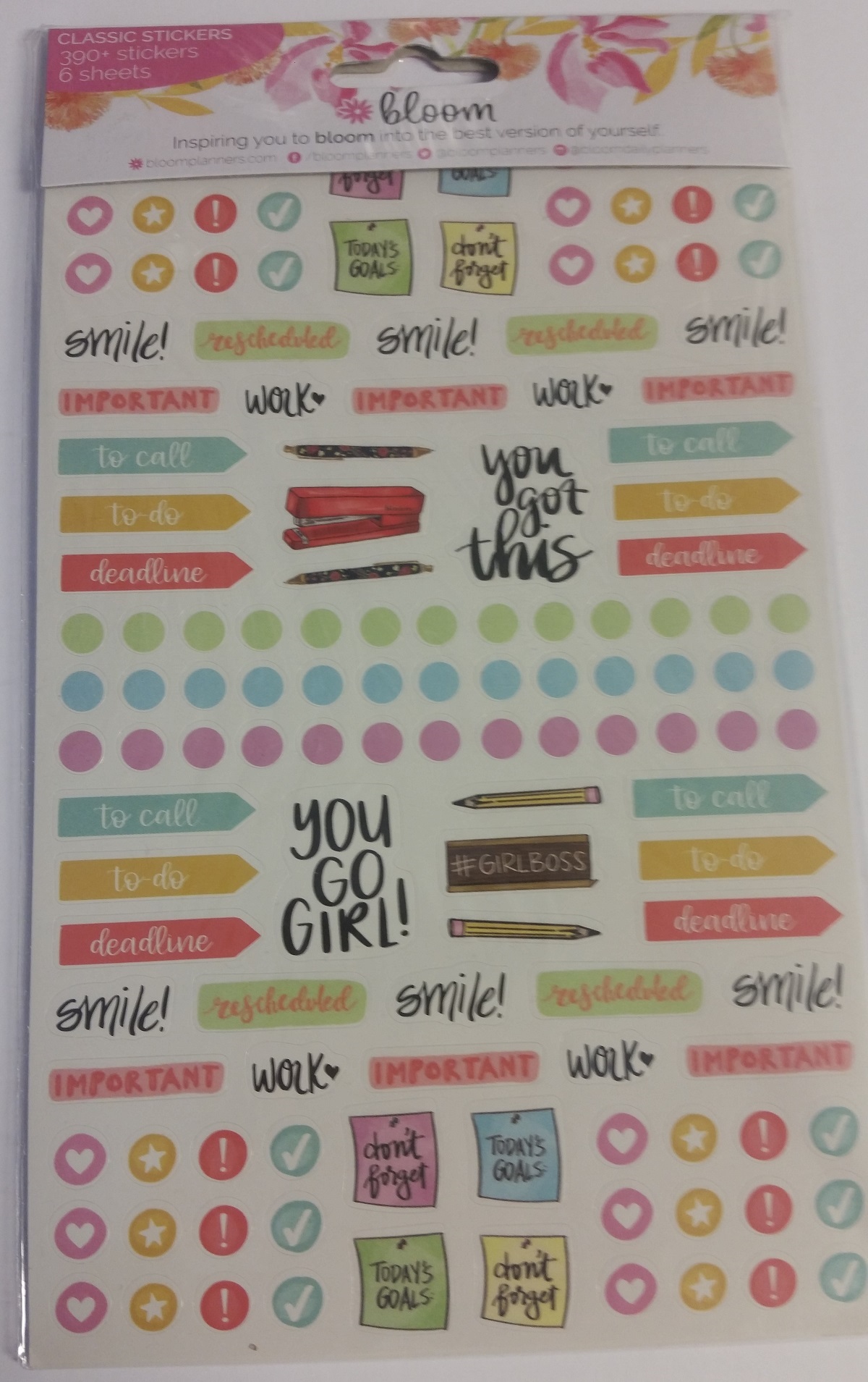 image of: Bloom Planner Stickers