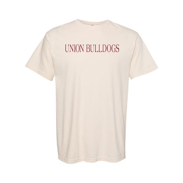 Union Bulldogs Comfort Color Short Sleeve Tee; $19.99