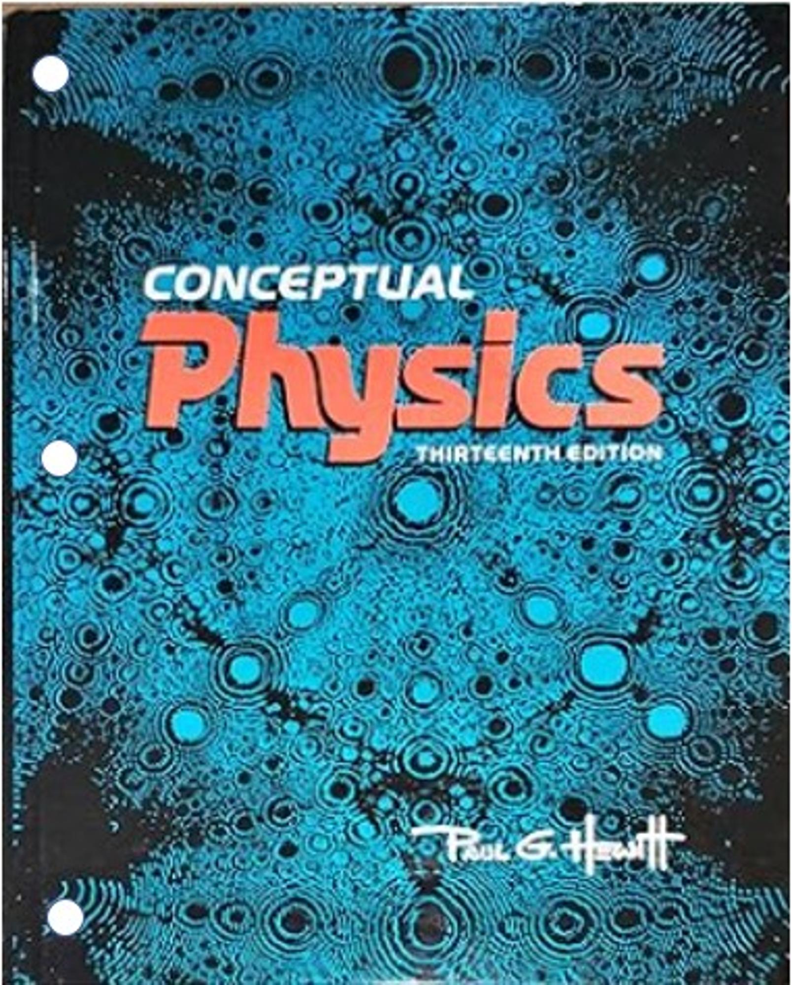 Cover image for Conceptual Physics 13th Ed - IA Special Edition