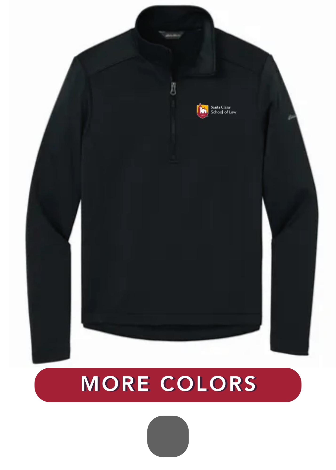 image of: Santa Clara University School of Law Eddie Bauer Quarter Zip Jacket