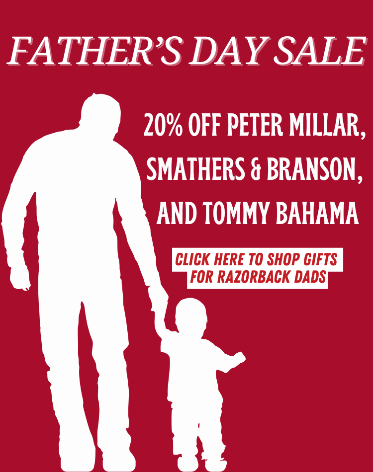 Click here to shop gifts for Razorback dads.