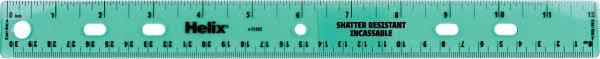 Helix Shatter - Resistant Ring Binder Ruler; $1.99