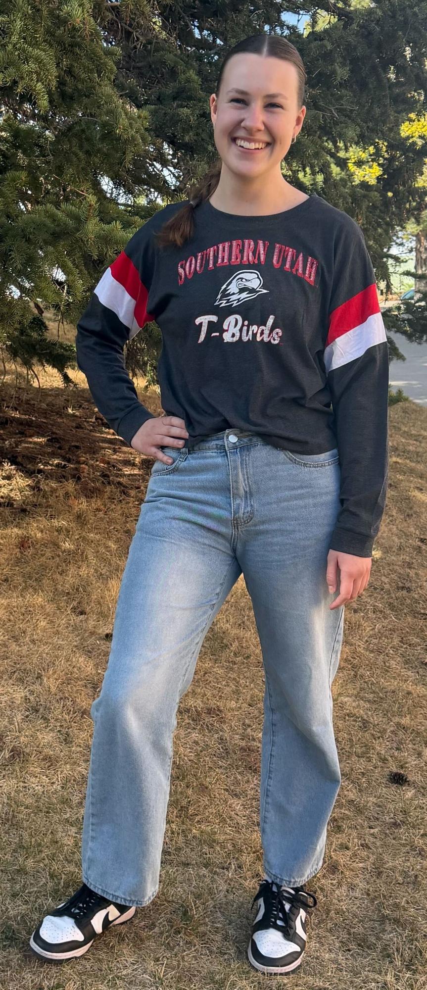 Product image 1 of 2 for COLOSSEUM WOMENS TEE S/S BLACK T-BIRDS