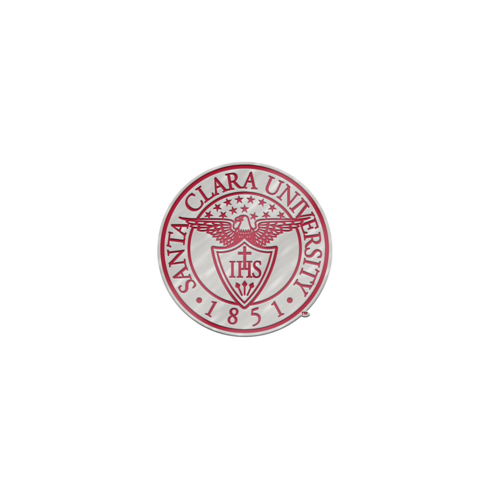 image of: Santa Clara University Seal Brass Lapel Pin