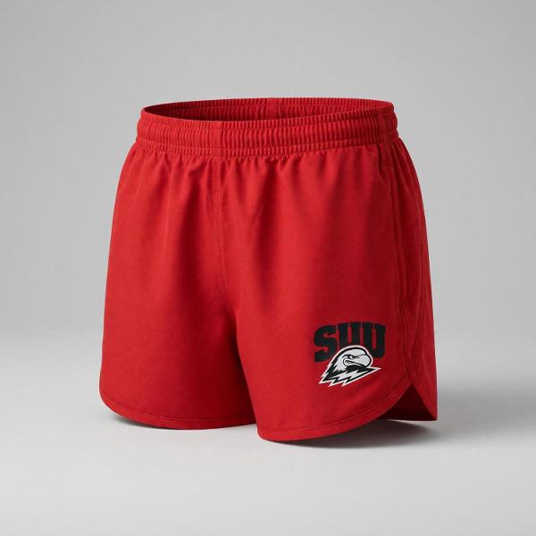 Colosseum Women Shorts Red SUU Thor High Waist; $40.00