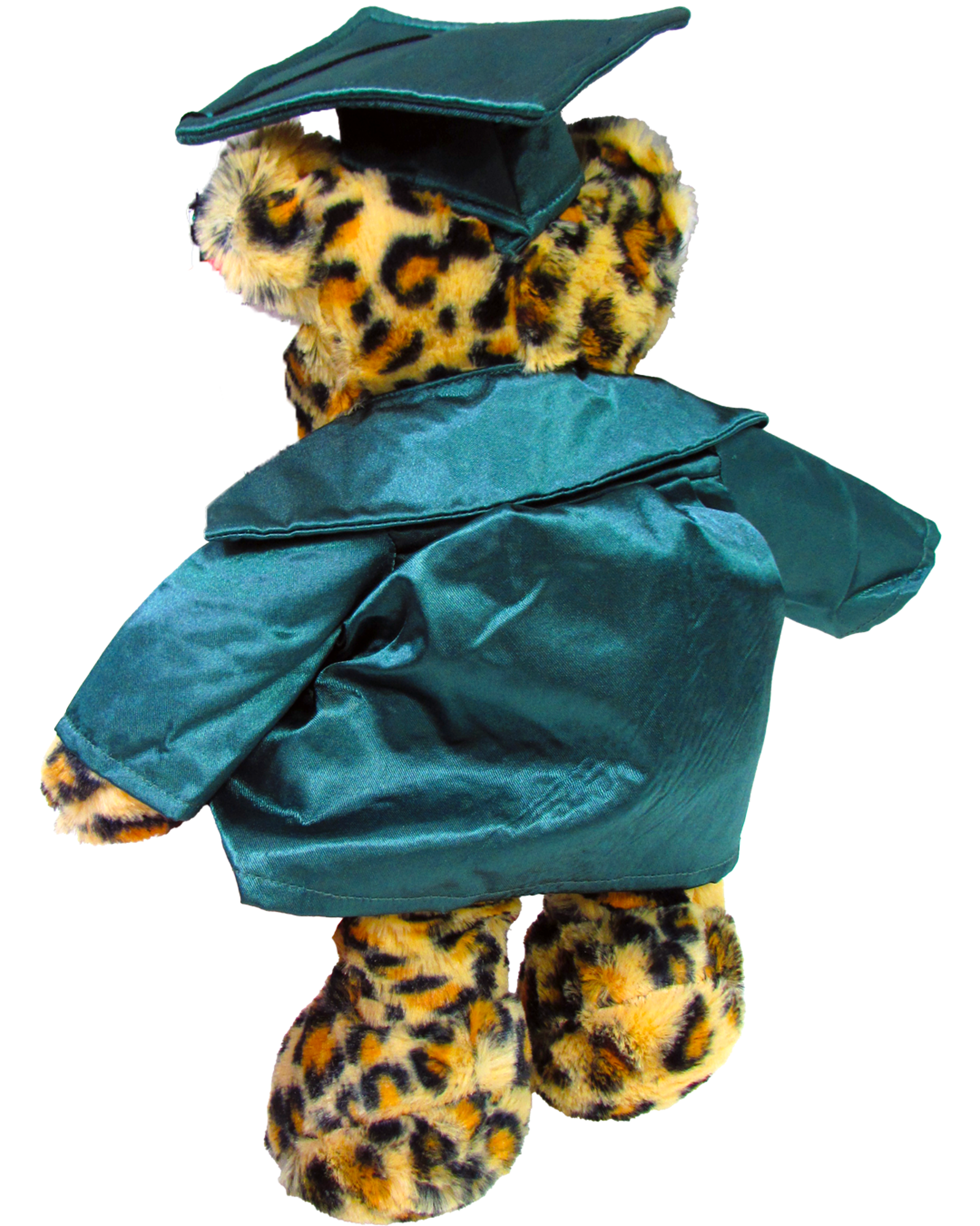 Product image 2 of 4 for Graduation Leopard Green Cap & Gown 11"