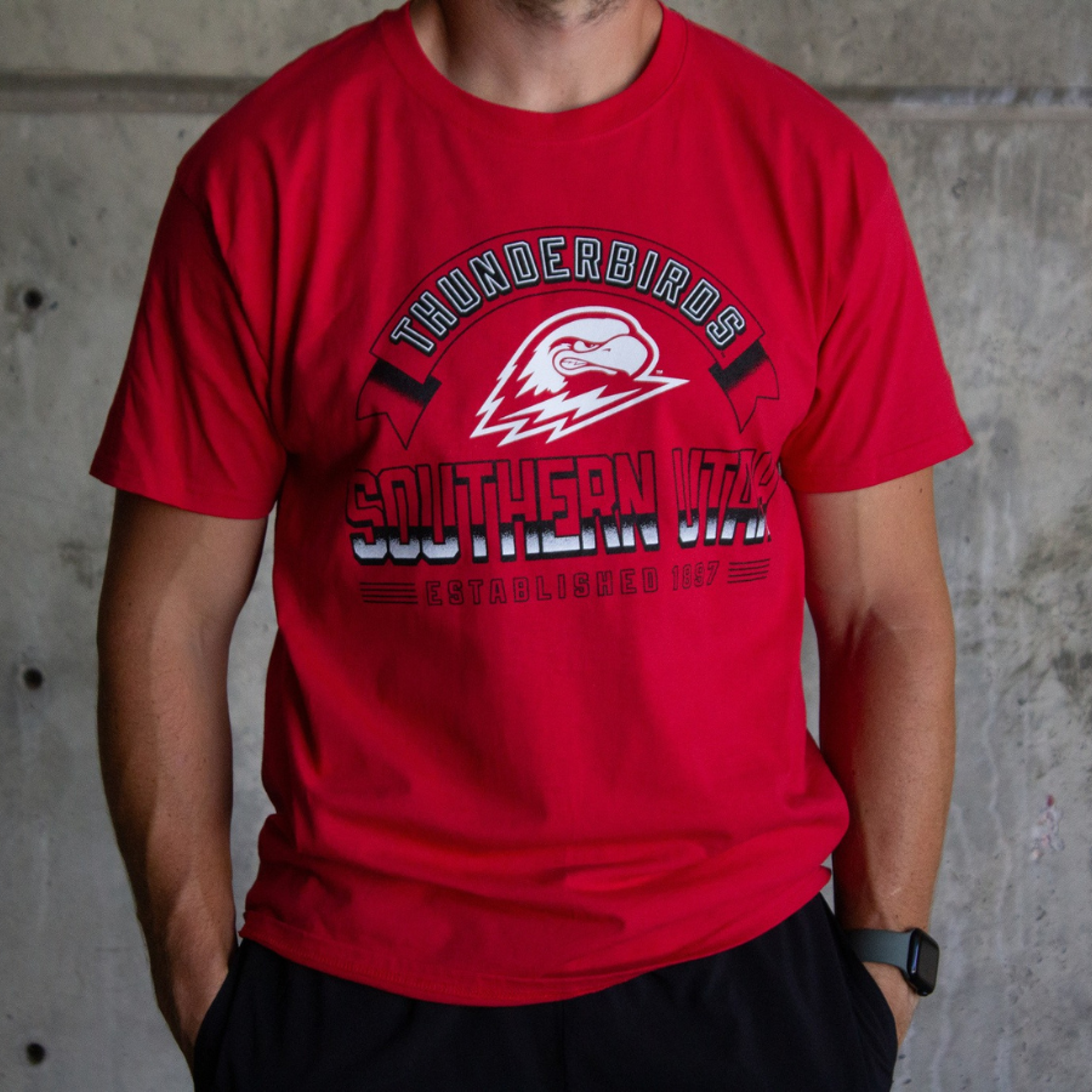image of: Champion SUU Thunderbirds Arch Tee