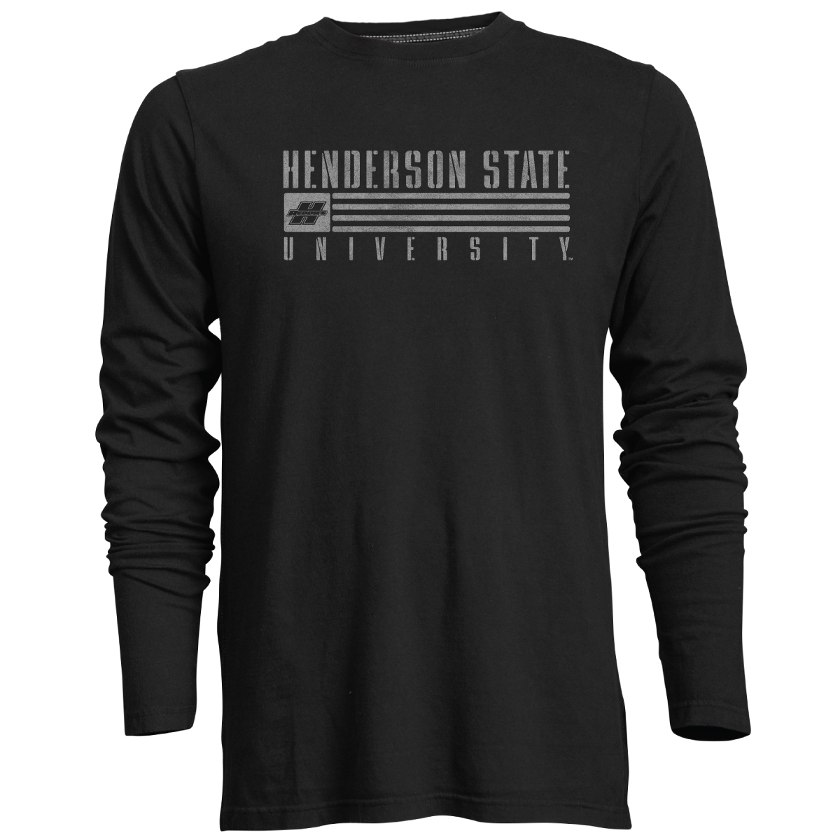 image of: Henderson State University Reddies Flag Guru Long Sleeve T-Shirt