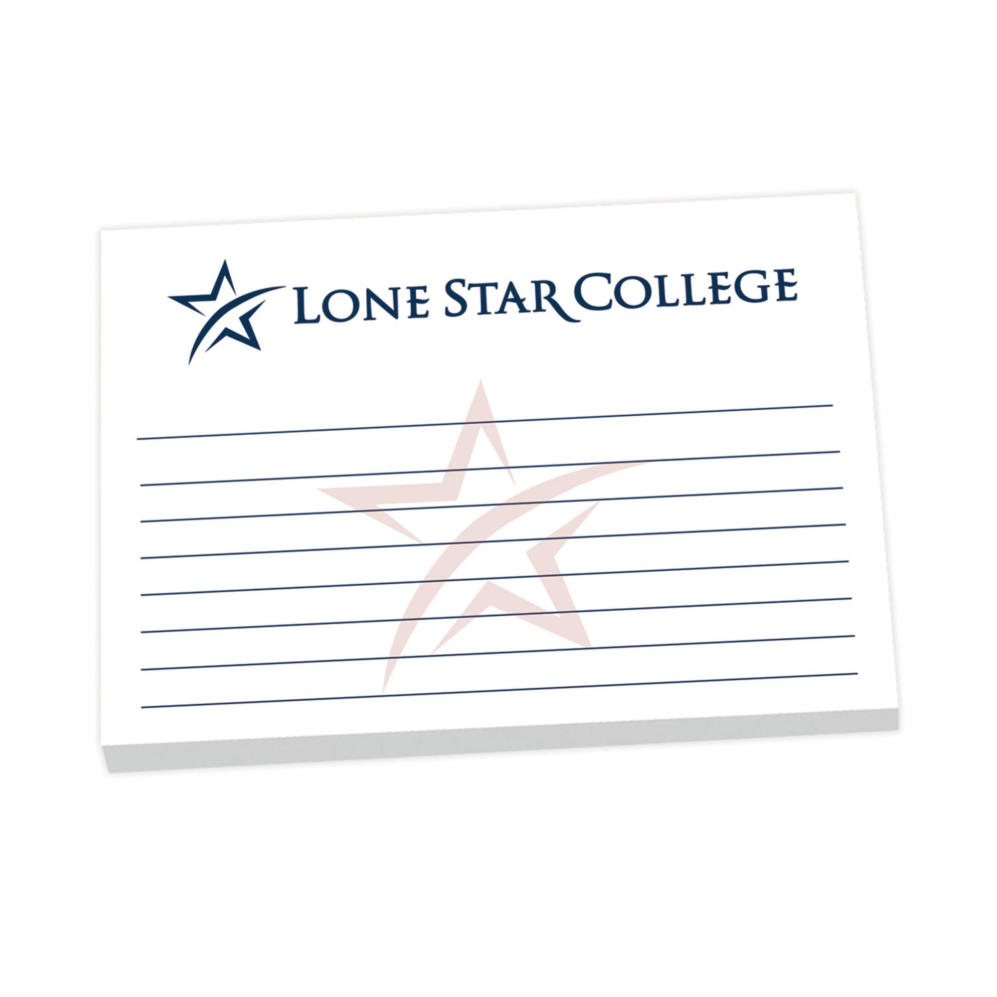 Product image 1 of 1 for Lone Star College Logo 4in x 3in Sticky Notes, 5 Pack