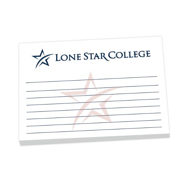 Lone Star College Logo 4in x 3in Sticky Notes, 5 Pack; $4.98