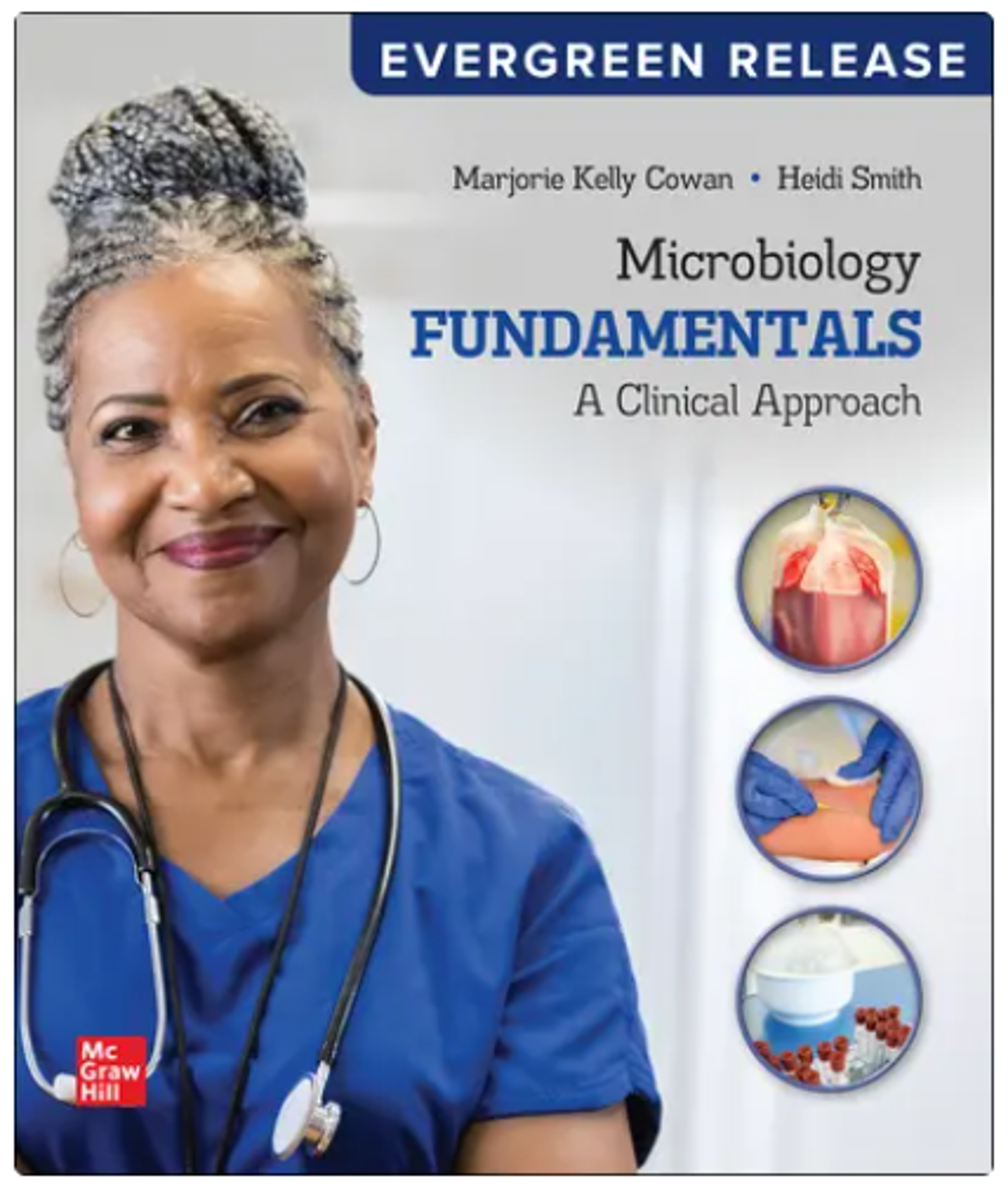 Cover image for Print Upgrade - Microbiology Fundamentals: A Clinical Approach (Evergreen 2024)