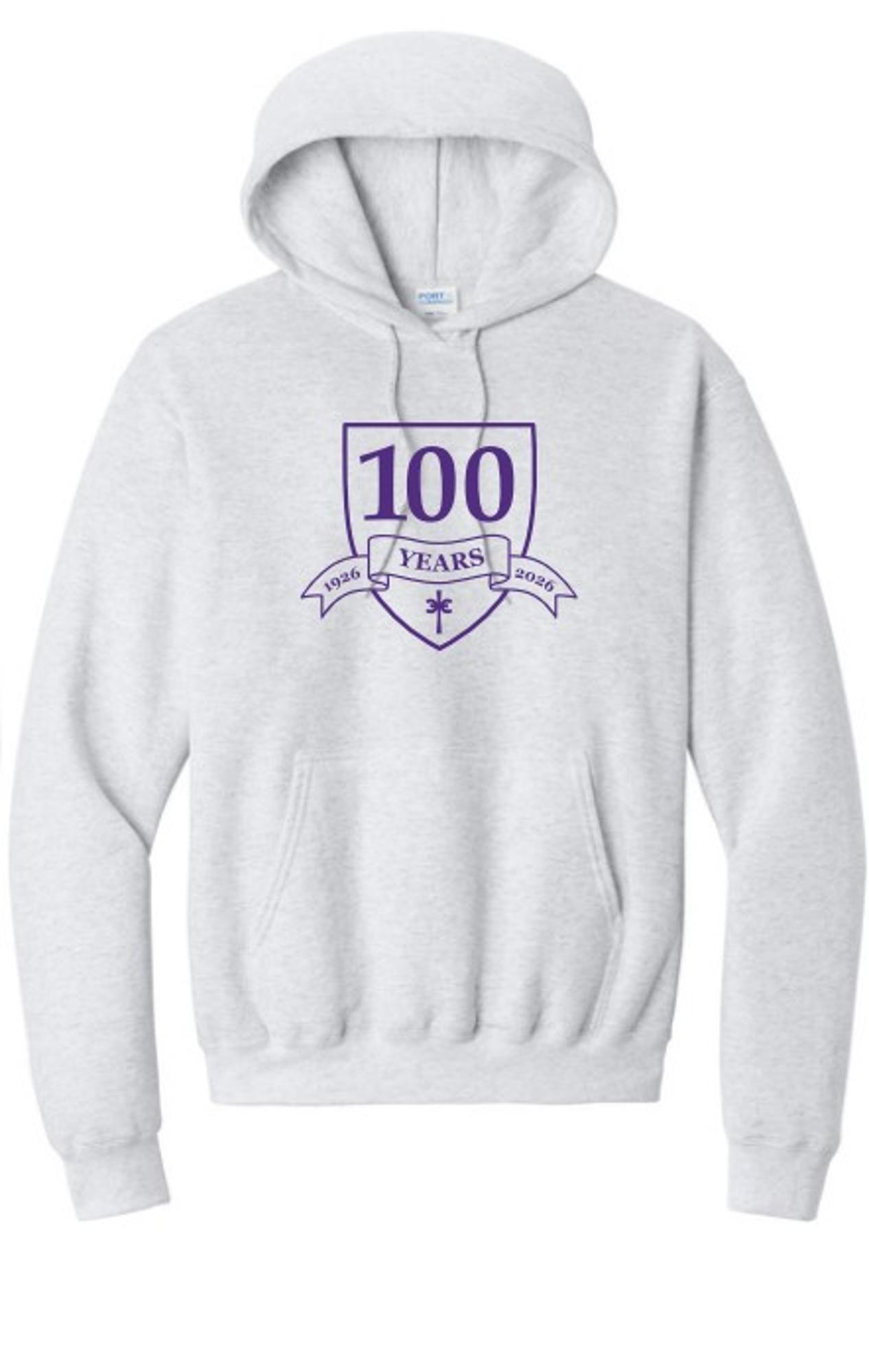 Product image 1 of 1 for Concordia University Texas 100 Year Hoodie, Ash Gray