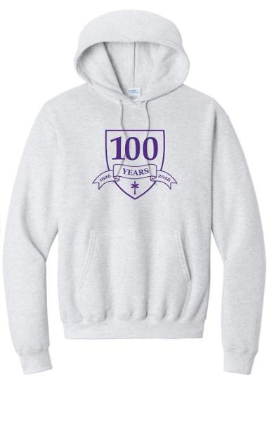 Concordia University Texas 100 Year Hoodie, Ash Gray; $34.98
