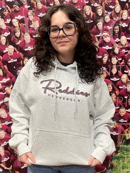 Henderson Reddies Puff Embroidery Core Fleece Hoodie; $59.99