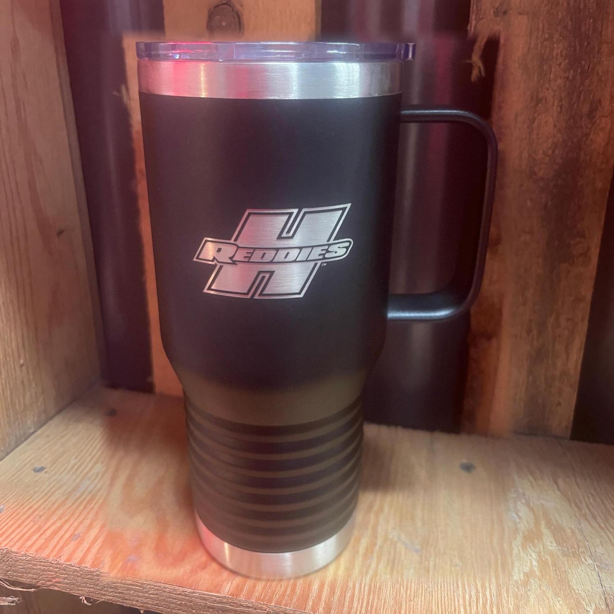 Product image 2 of 3 for Reddies 20oz Powder Coated Handled Travel Mug