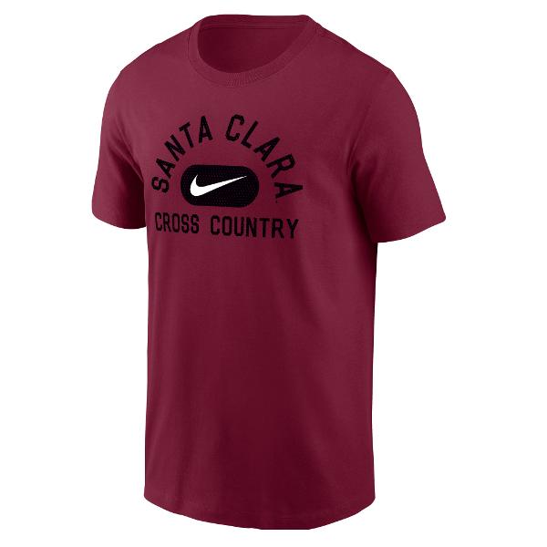 Santa Clara Broncos Nike Cross Country Short Sleeve Tee, Team Maroon; $40.00