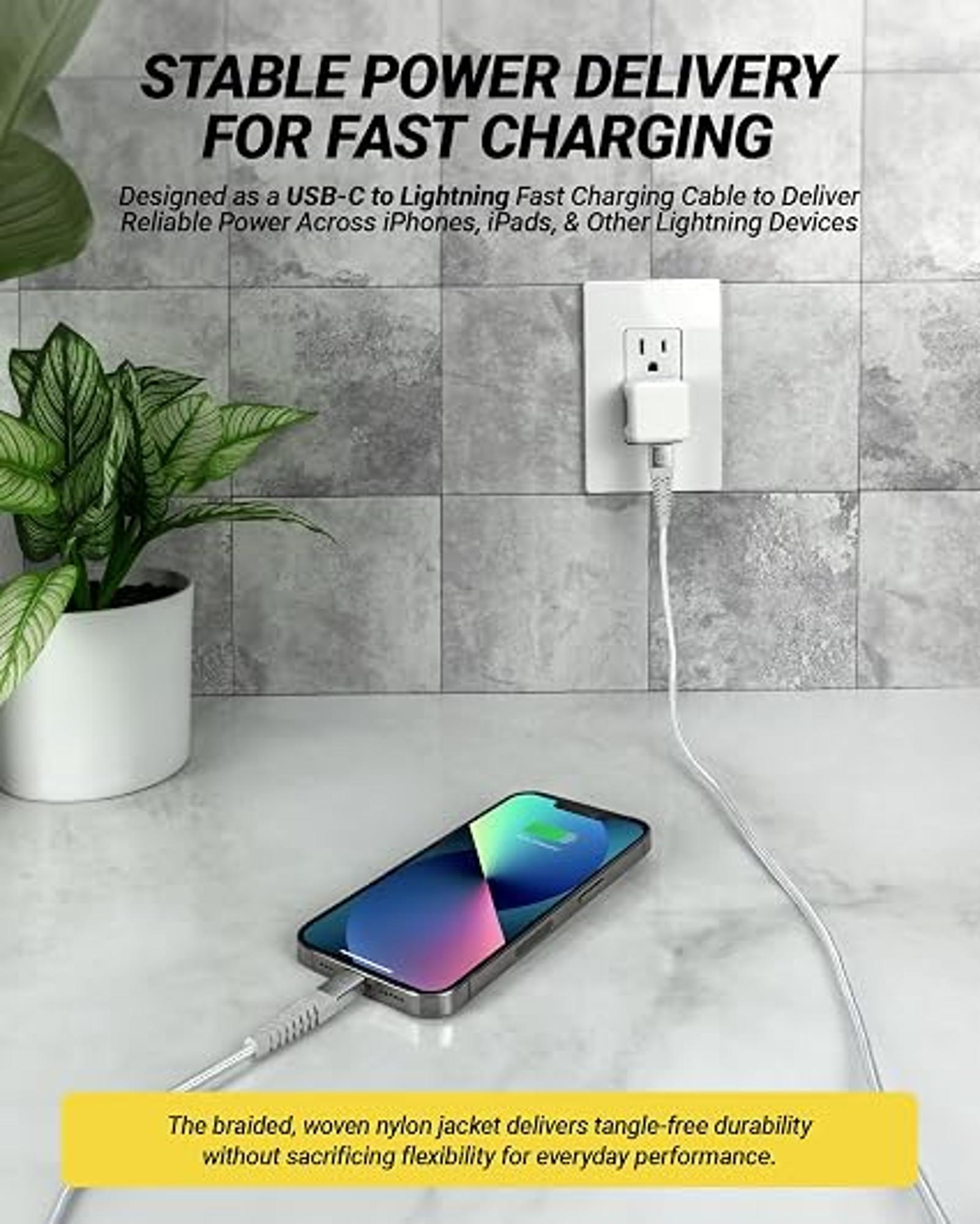 Product image 3 of 4 for ACQ SCOSCHE USB-C TO LIGHTING CABLE