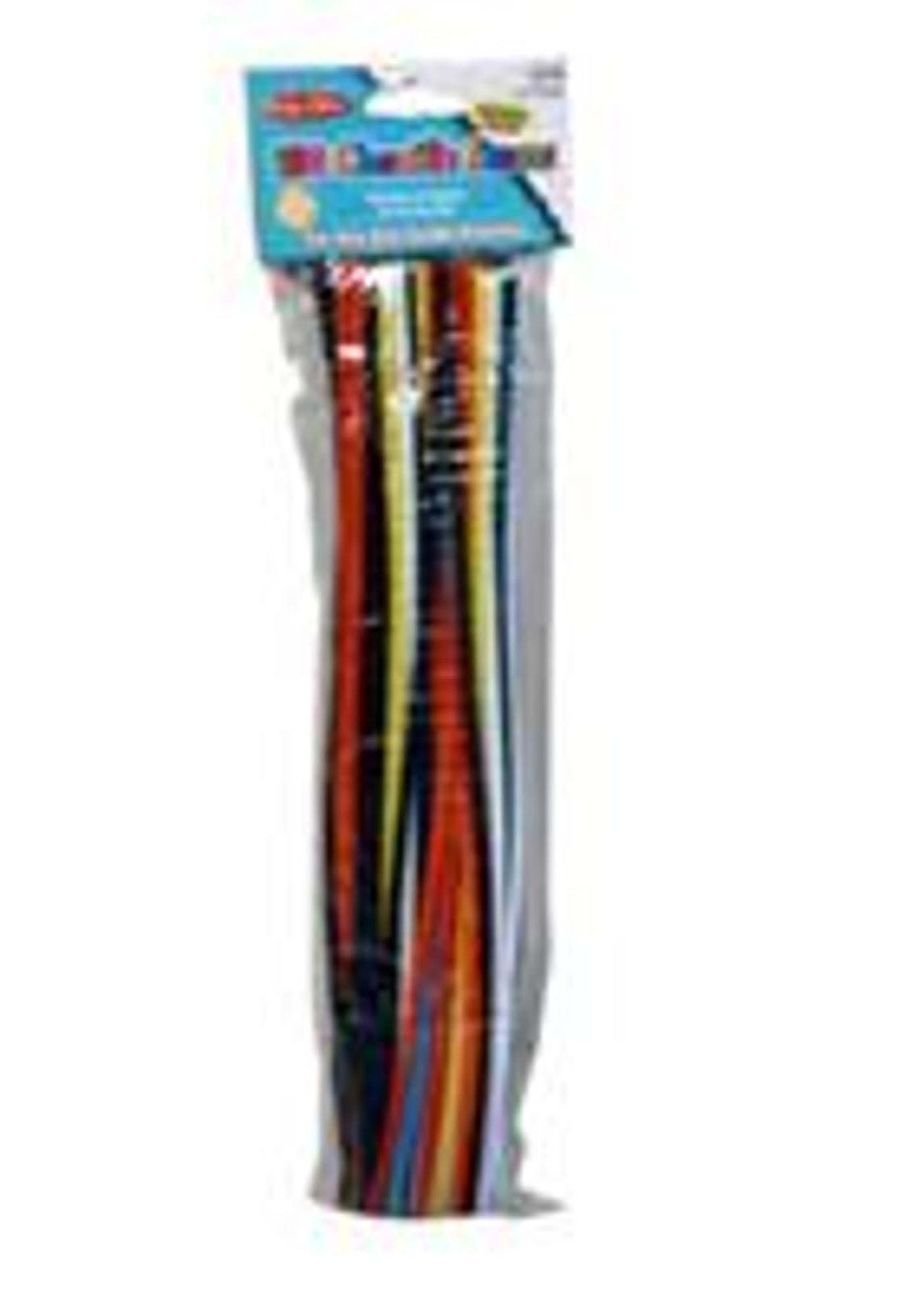 image of: Chenille Pipe Cleaners- Assorted Colors