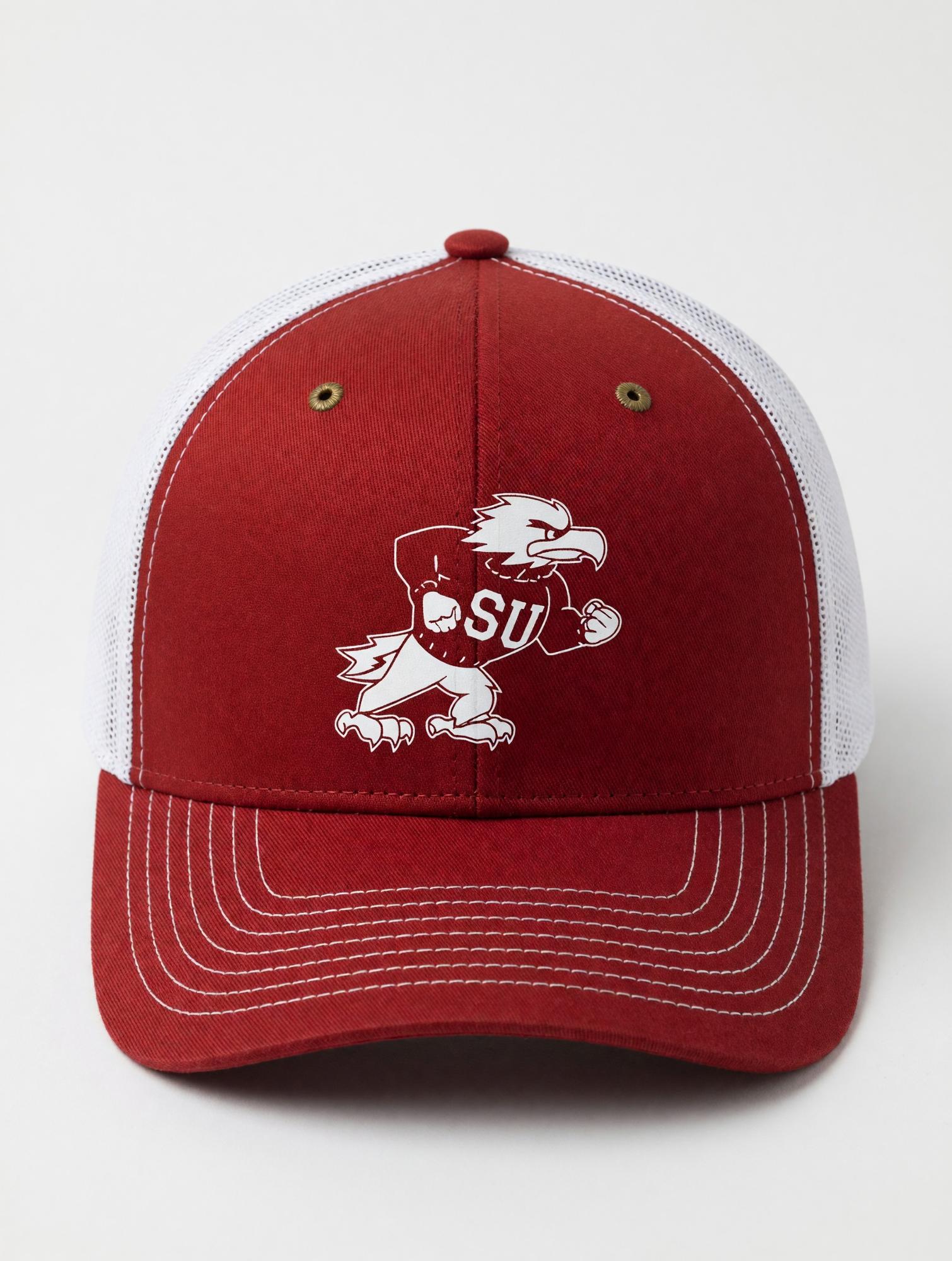 Product image 1 of 1 for CAPX HAT FITTED RED/WHITE FIGHTING BIRD