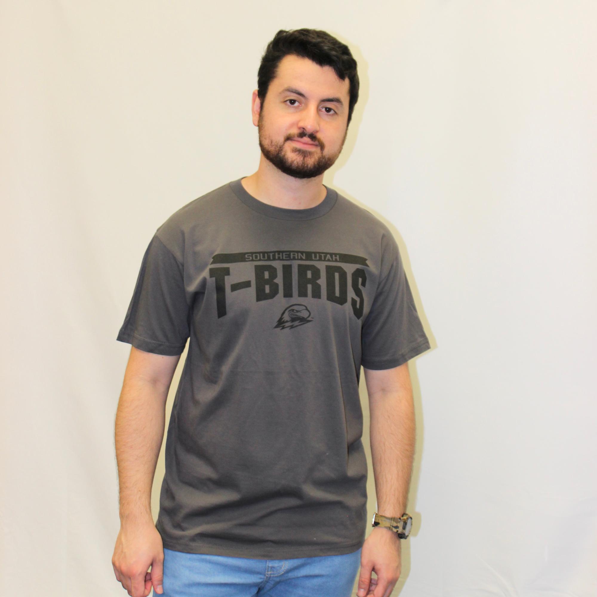 image of: CI SPORT TEE S/S CHARCOAL T-BIRDS/THOR
