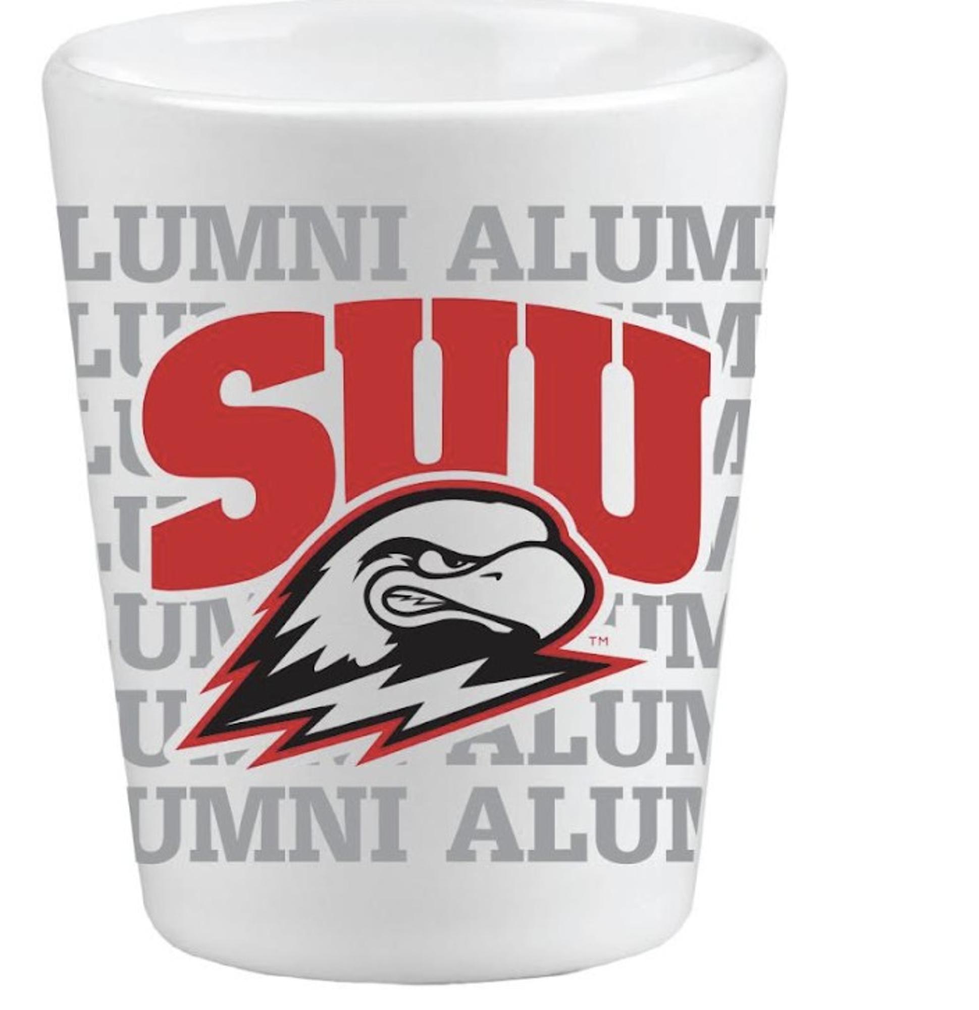 Product image 1 of 1 for JULIA GASH ALUMNI SHOT GLASS 2OZ