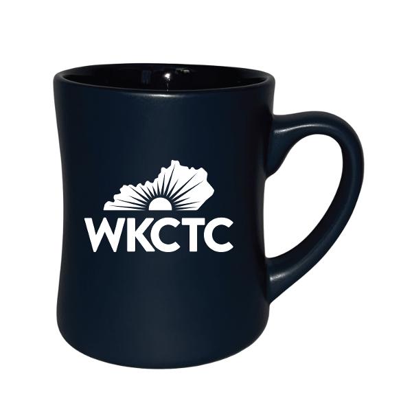 KWKY 19 OZ MUG UNIVERSITY LOGO NAVY; $14.99