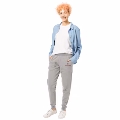 image of: Santa Clara Broncos Fleece Jogger, Gray 2