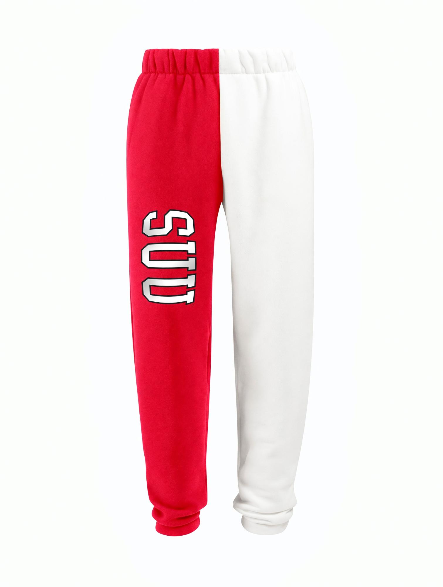 Product image 1 of 2 for SUU Colorblock Sweatpants – Red/White